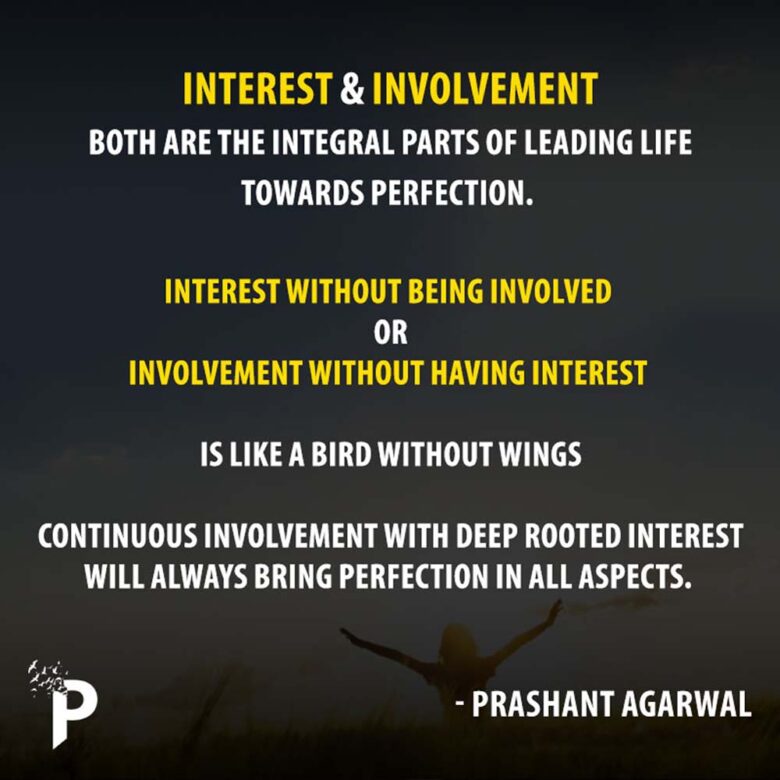 Interest and involvement
